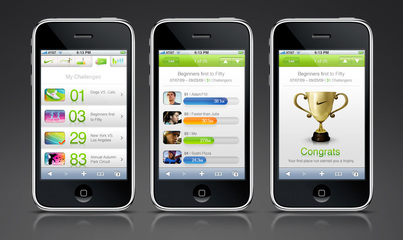 Nike+ Mobile 手機(jī)UI設(shè)計欣賞